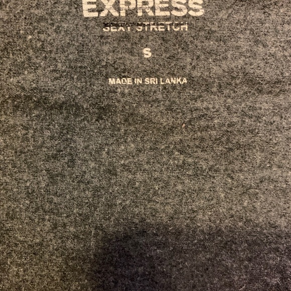 Gray Scoop Neck Express Tee - Picture 2 of 2